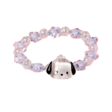 Kawaii Cartoon Sanrio Pochacco Crystal Couple Bracelet Kawaii Cartoon Sanrio Pochacco Crystal Couple Bracelet