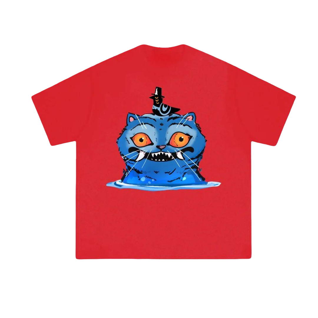 Kawaii Anime KPop Demon Hunters Derpy Tiger T-Shirt