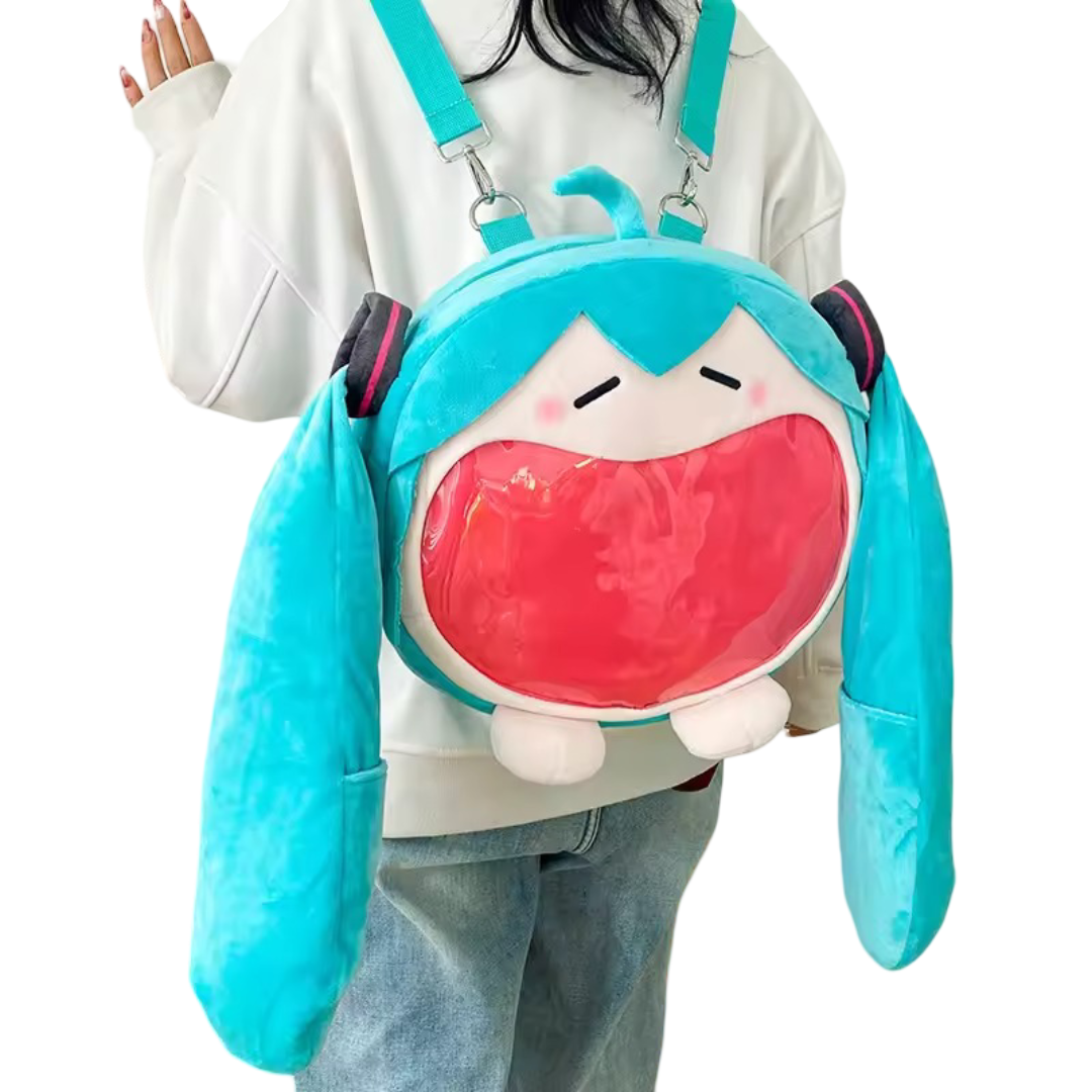 Anime Hatsune Miku Kawaii Plush Backpack