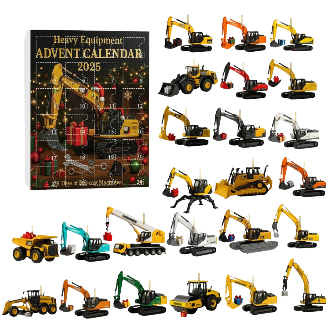 Kawaii Heavy Equipment Christmas Advent Calendar