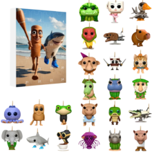 Kawaii Anime Italian Brainrot Christmas Advent Calendar Kawaii Anime Italian Brainrot Christmas Advent Calendar