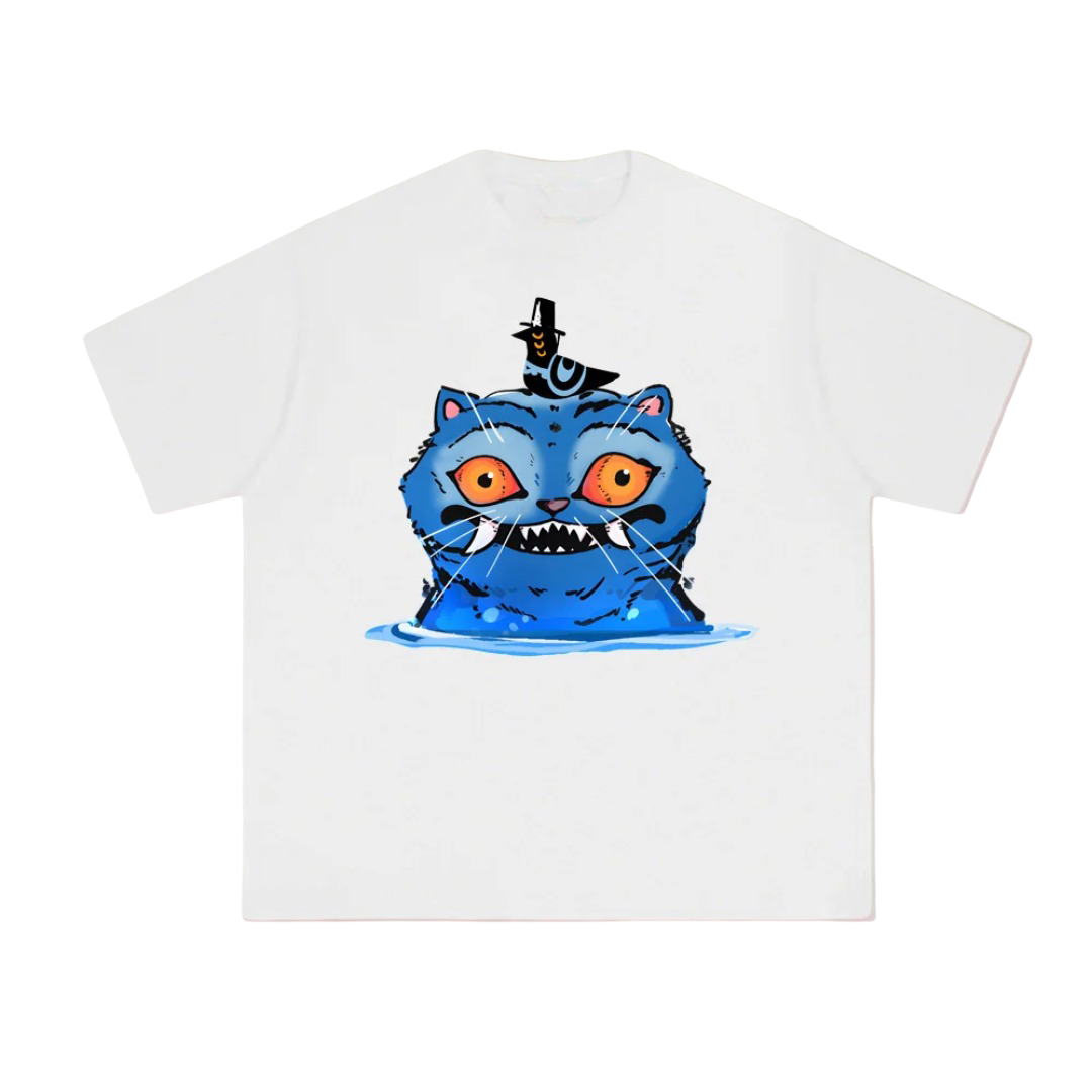 Kawaii Anime KPop Demon Hunters Derpy Tiger T-Shirt