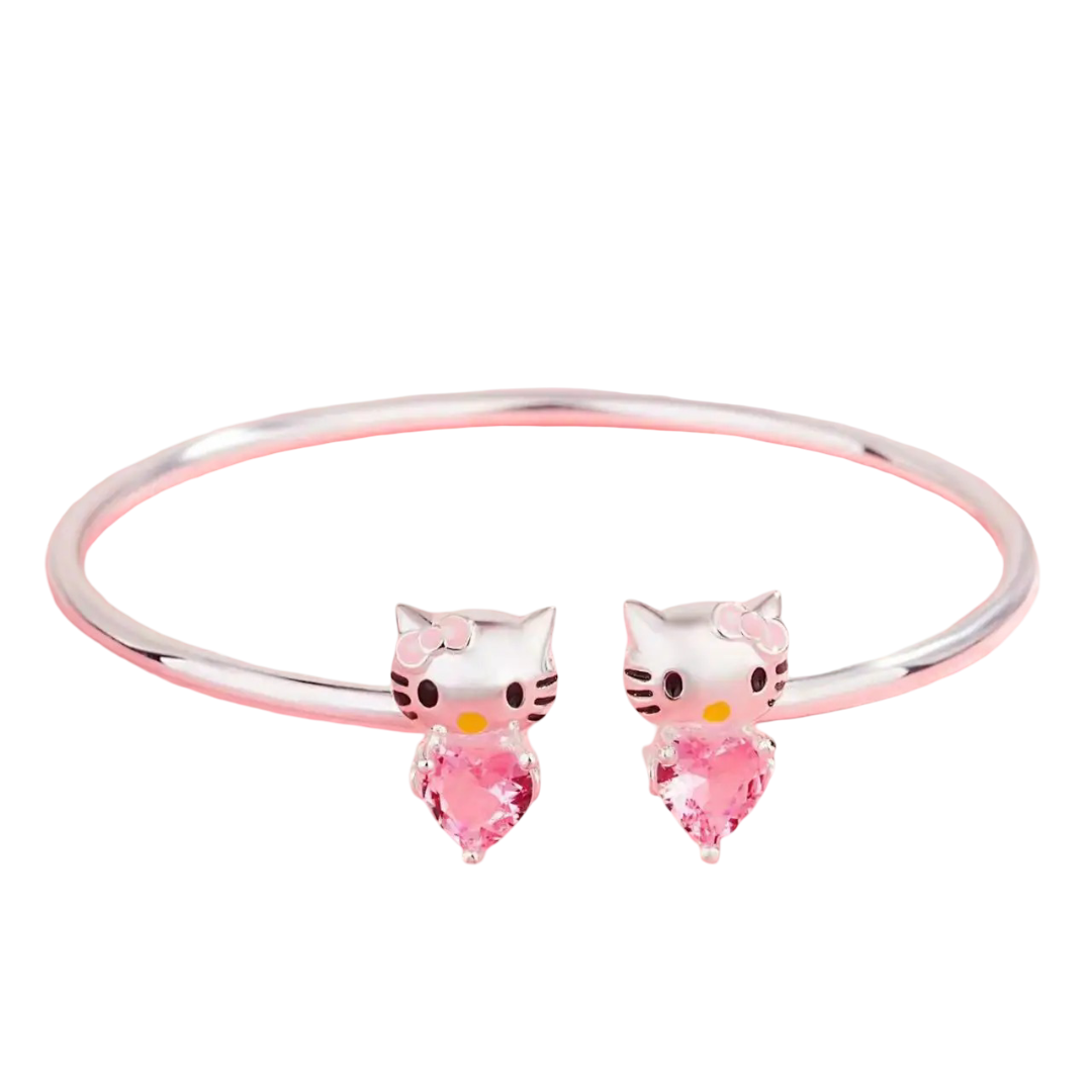 Kawaii Cartoon Sanrio Hello Kitty Heart Bracelet