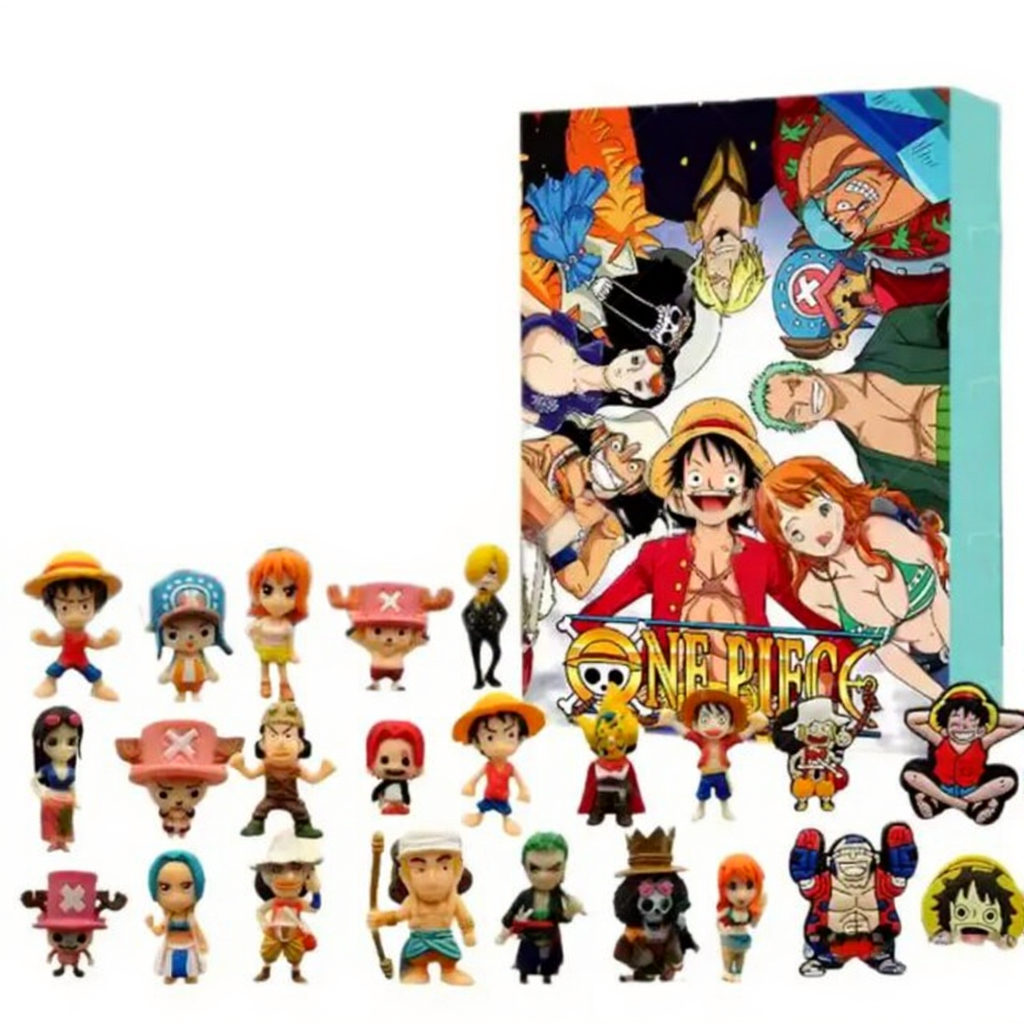  24Pcs Christmas One Piece Advent Calendar Toy