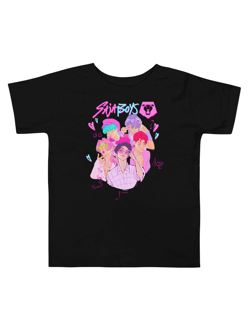 KPop Demon Hunters Anime Kawaii Character Short Sleeved T-Shirt