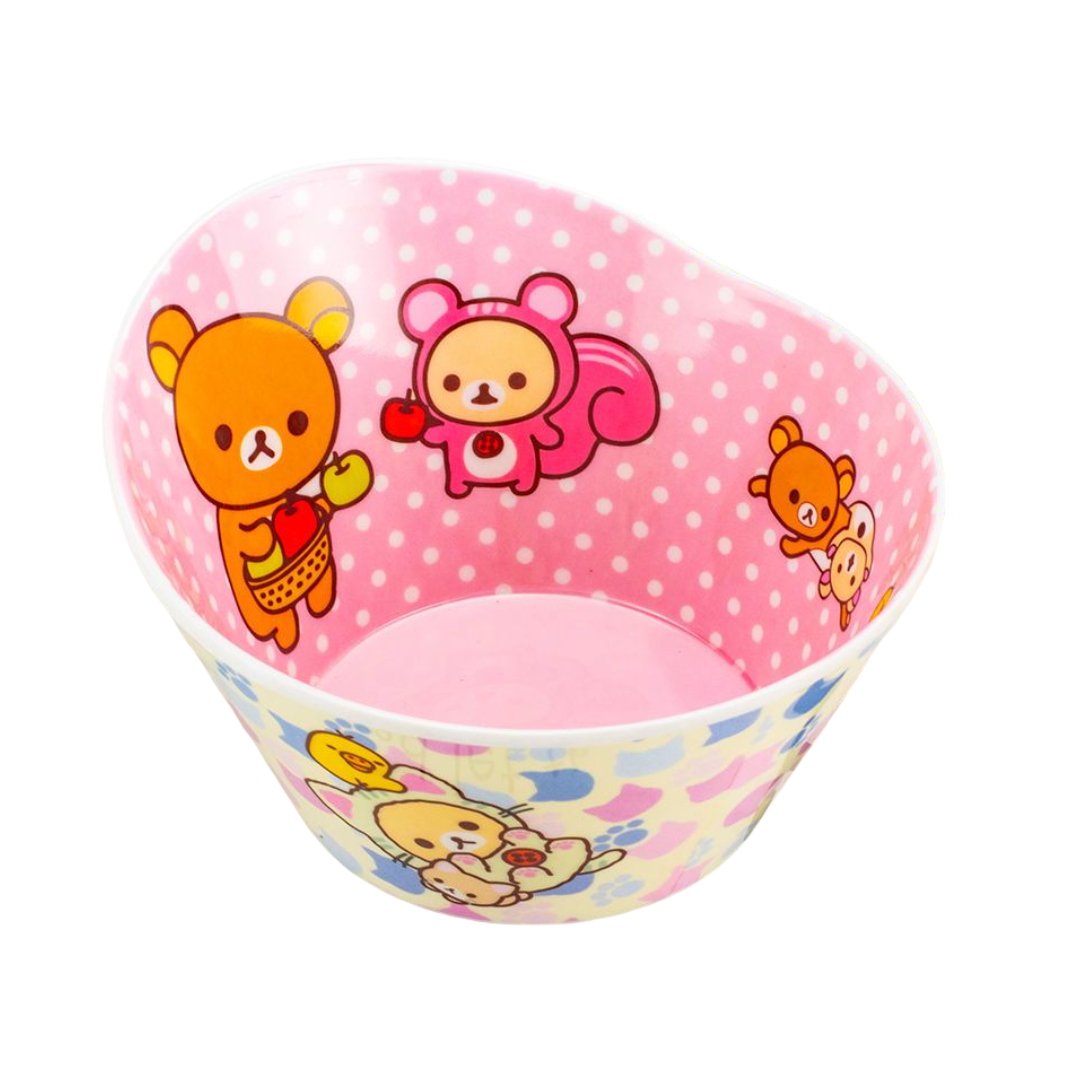 8cm Kawaii Rilakkuma And Korilakkuma Bowl