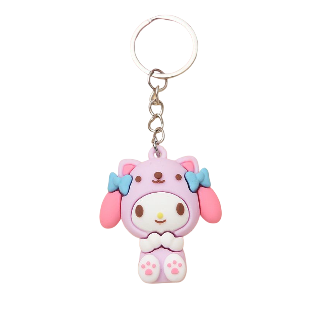 Sanrio Kawaii My Melody Turn Into Bear Keychain Sanrio Kawaii My Melody Turn Into Bear Keychain