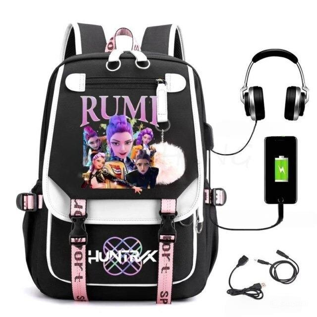 Kawaii KPop Demon Hunters Rumi Waterproof Backpack