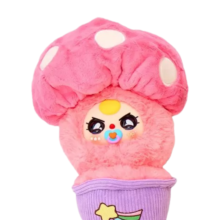 Kawaii Baby Three A Pot Of Small Flowers Series Mushroom Plush Toy Kawaii Baby Three A Pot Of Small Flowers Series Mushroom Plush Toy