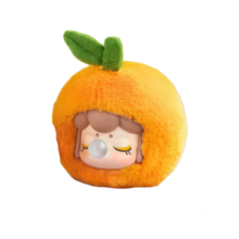 Kawaii Fruit Brain Series Orange Plush Keychain Kawaii Fruit Brain Series Orange Plush Keychain
