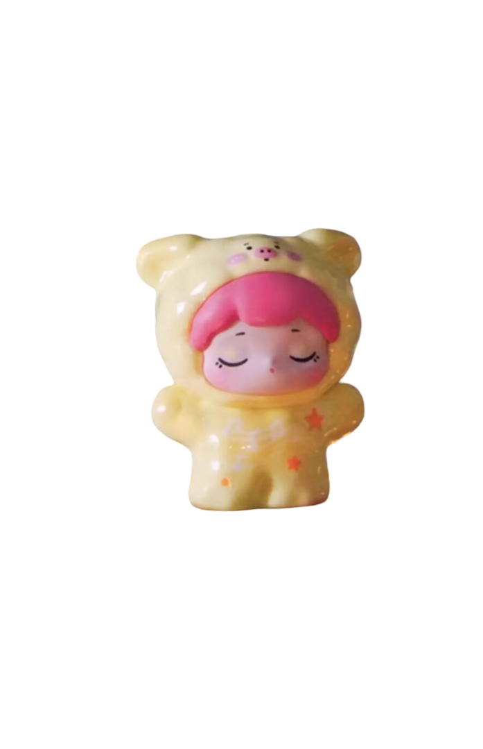 Kawaii Baobao Pet Store Christmas Carnival Series Ode Pig PVC Toy