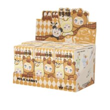 6Pcs Kawaii Milk Candy character Keychain With Blind Box 6Pcs Kawaii Milk Candy character Keychain With Blind Box