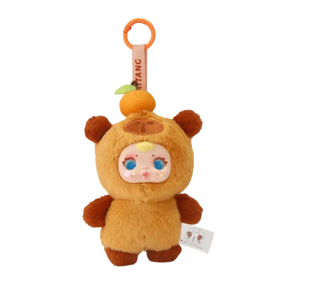Kawaii Milk Candy Capybara Keychain