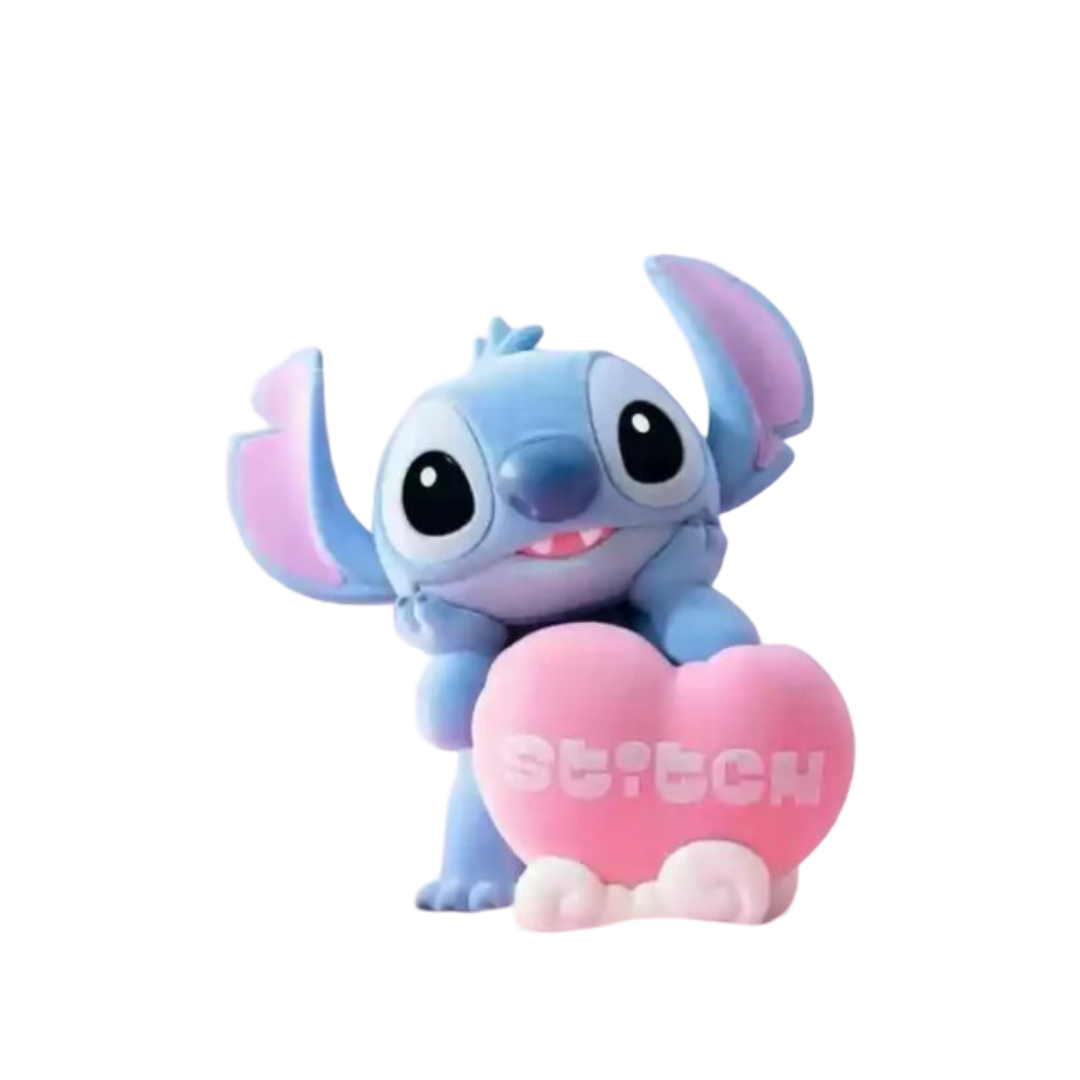 Kawaii Stitch Sweet Pink Series Dote On Blind Box PVC Toy