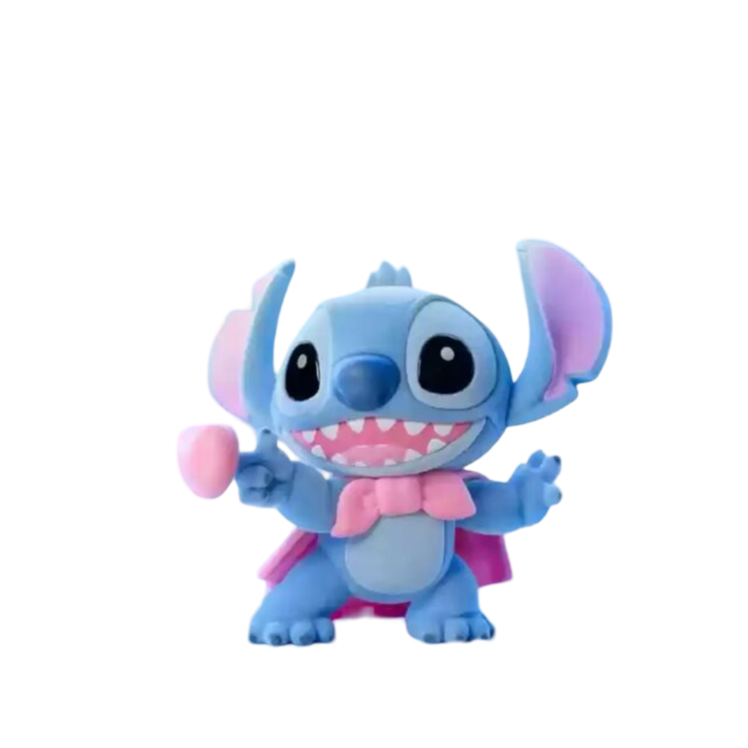 Kawaii Stitch Sweet Pink Series Love Launch Blind Box PVC Toy