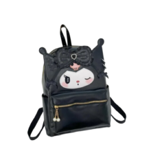 Kawaii Sanrio Kuromi PU Leather School Bag Kawaii Sanrio Kuromi PU Leather School Bag