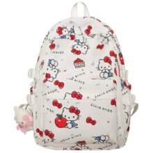 Kawaii Sanrio Hello Kitty Canvas School Backpack Kawaii Sanrio Hello Kitty Canvas School Backpack