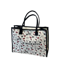Sanrio Hello Kitty Kawaii Canvas Handbag Sanrio Hello Kitty Kawaii Canvas Handbag