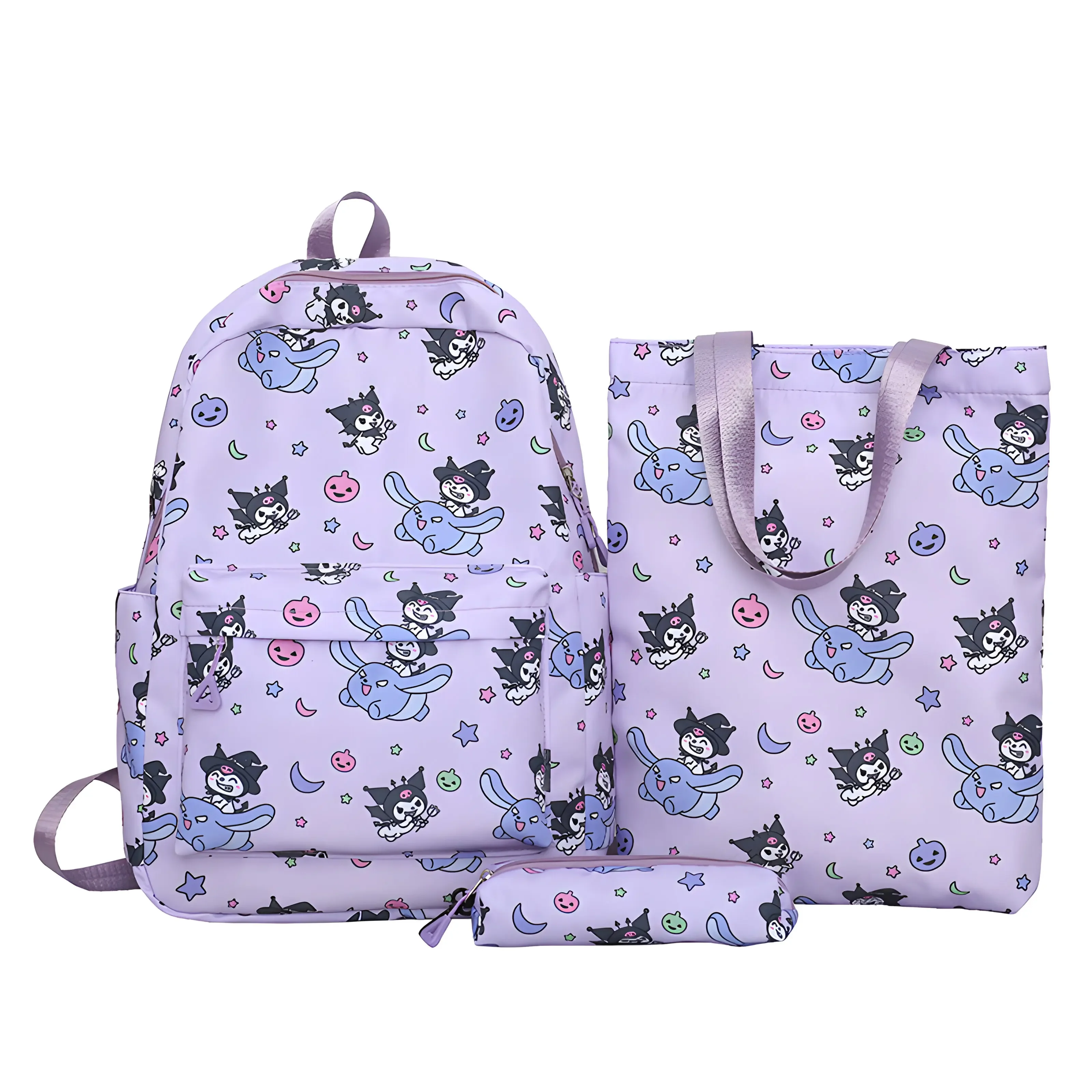 Kawaii Cartoon Sanrio Kuromi Nylon Backpack