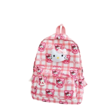 Sanrio Kawaii Hello Kitty Nylon Printed Backpack Sanrio Kawaii Hello Kitty Nylon Printed Backpack