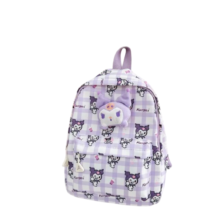 Sanrio Kawaii Kuromi Printed Backpack Sanrio Kawaii Kuromi Printed Backpack