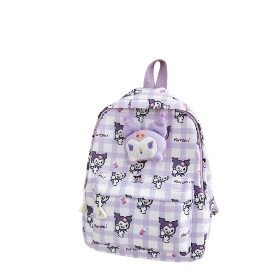 Sanrio Kawaii Kuromi Printed Backpack