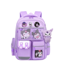 Kawaii Cartoon Sanrio Kuromi Large-Capacity Backpack Kawaii Cartoon Sanrio Kuromi Large-Capacity Backpack