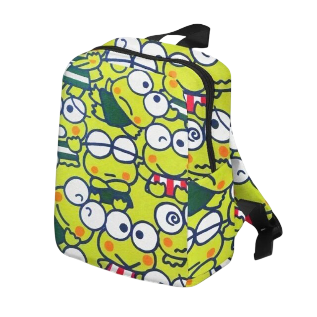 Anime Kawaii Kerokero Keroppi Print Backpack