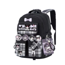 Kawaii Sanrio Kuromi Printed School Backpack Kawaii Sanrio Kuromi Printed School Backpack