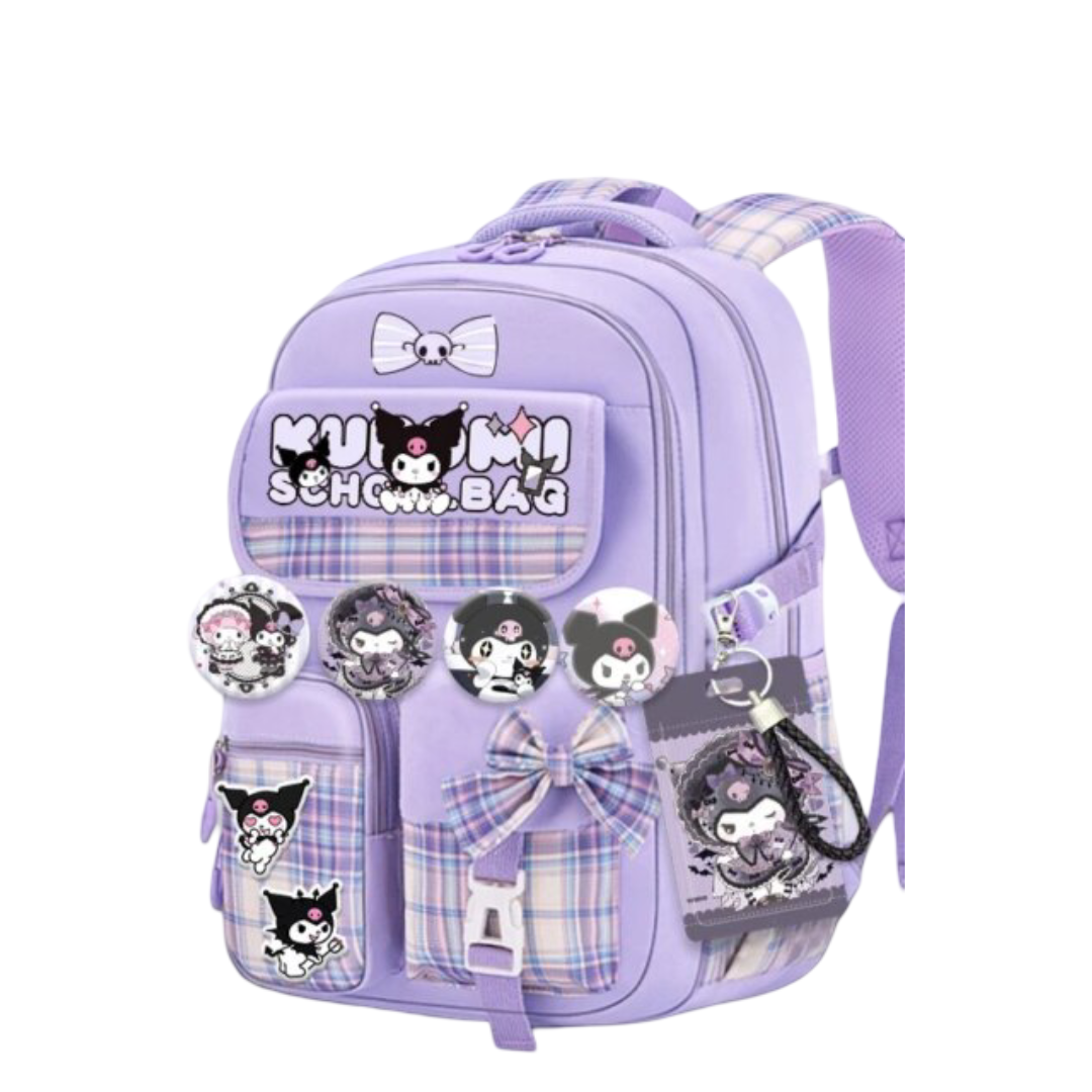 Kawaii Kuromi Large Capacity Student Backpack