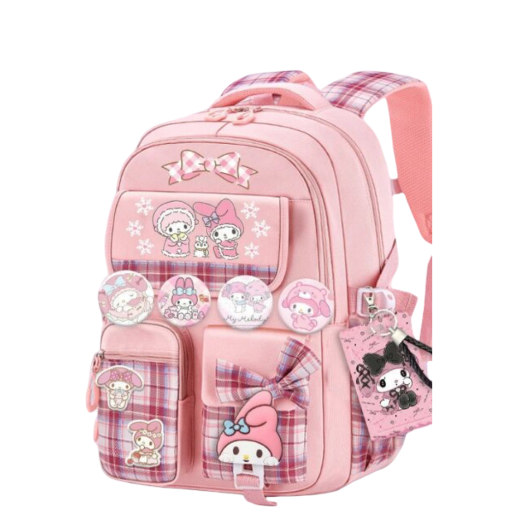 Cartoon Kawaii My Melody Large Capacity Student Backpack