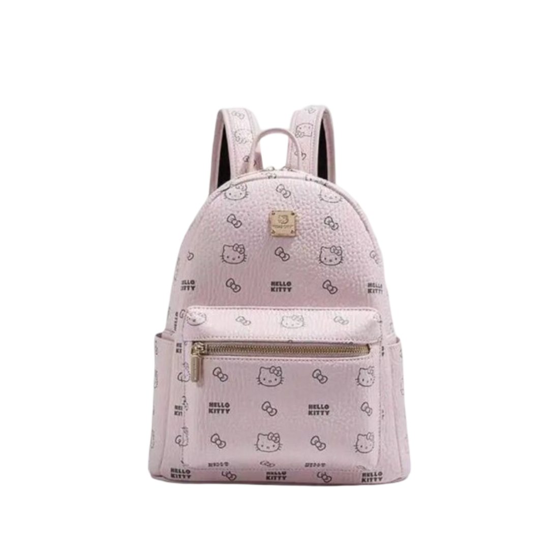 Kawaii Sanrio Hello Kitty PU Leather Backpack 