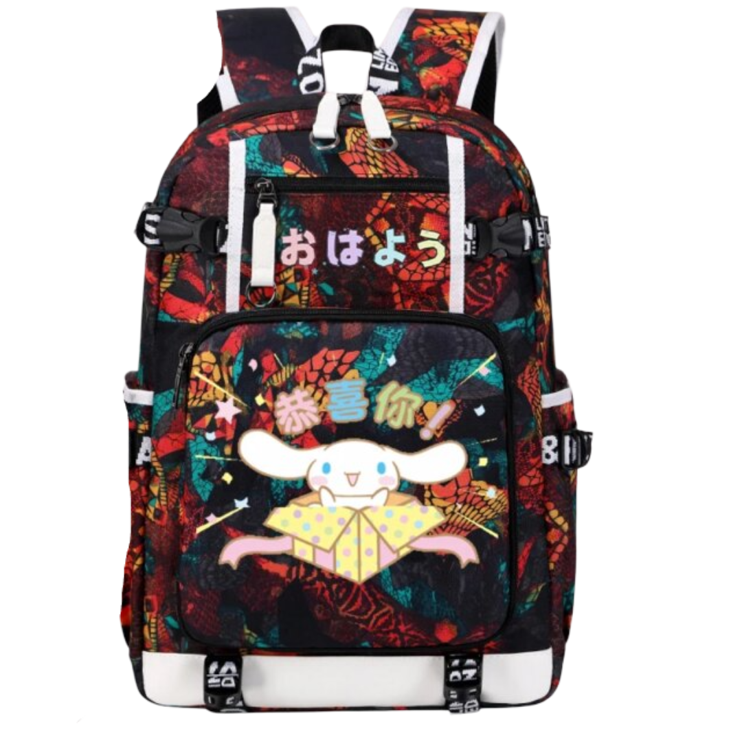 Kawaii Sanrio Cinnamoroll Student Nylon Backpack