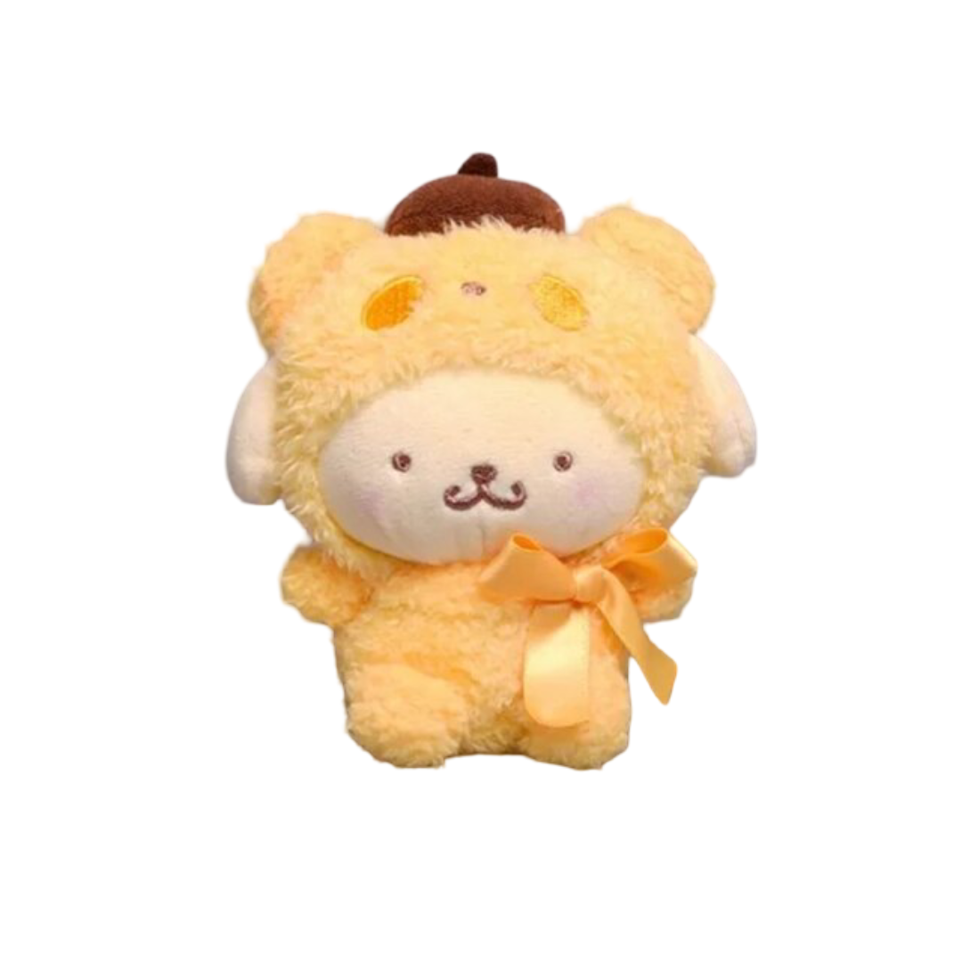 12cm Kawaii Anime Sanrio Pompompurin Plush Toy