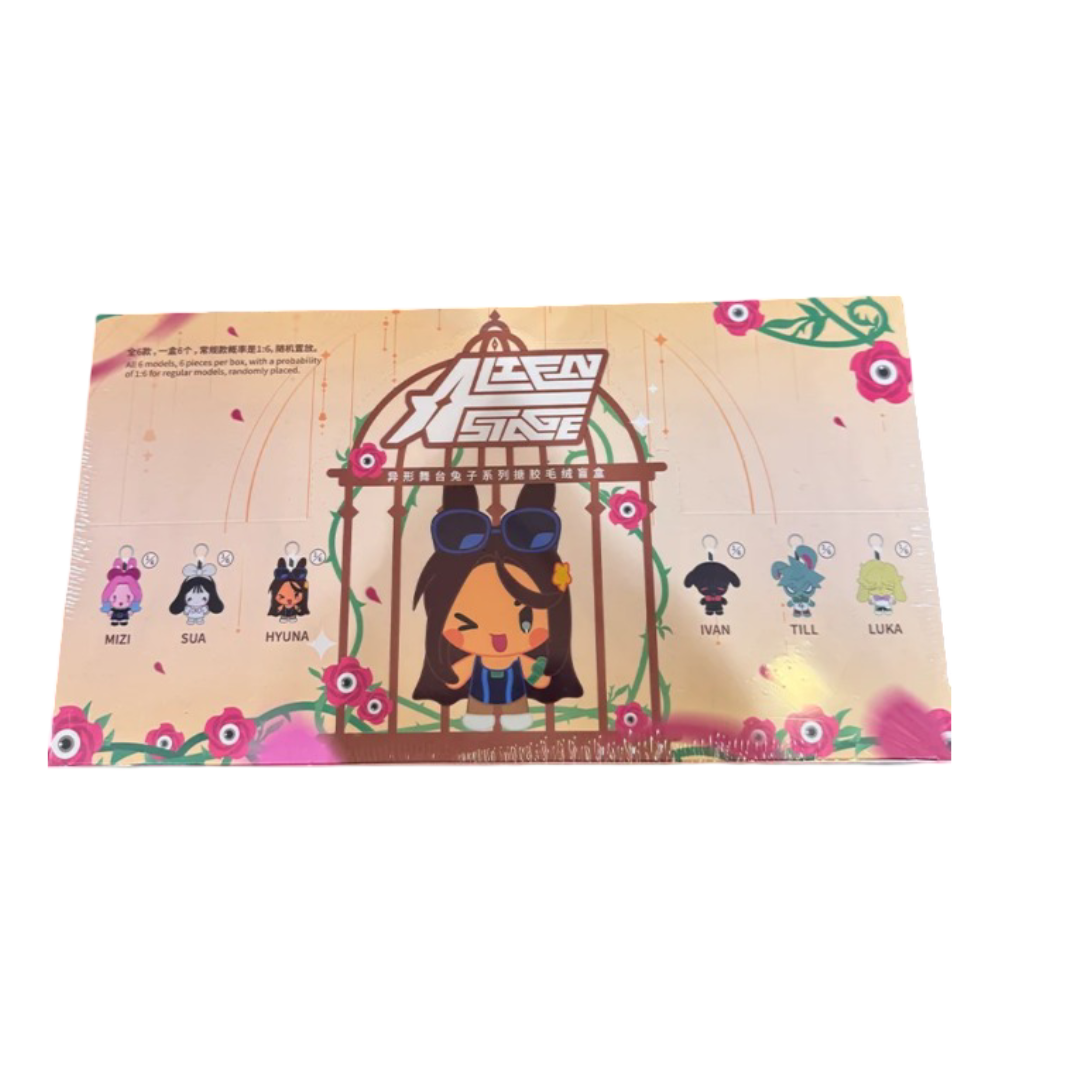 6Pcs Kawaii Alien Stage Rabbit Series Plush Toy Blind Box