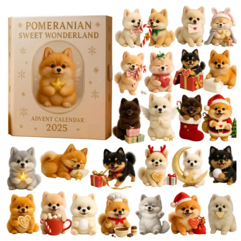 Kawaii Pomeranian Advent Calendar