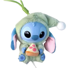 Kawaii Stitch Eat Something Before Sleep Series Crispy Pizza Plush Toy With Blind Box Kawaii Stitch Eat Something Before Sleep Series Crispy Pizza Plush Toy With Blind Box