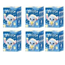 6Pcs Kawaii Stitch Eat Something Before Sleep Series Plush Blind Box 6Pcs Kawaii Stitch Eat Something Before Sleep Series Plush Blind Box