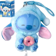 Kawaii Stitch Eat Something Before Sleep Series Sleepy Donut Plush Toy With Blind Box Kawaii Stitch Eat Something Before Sleep Series Sleepy Donut Plush Toy With Blind Box