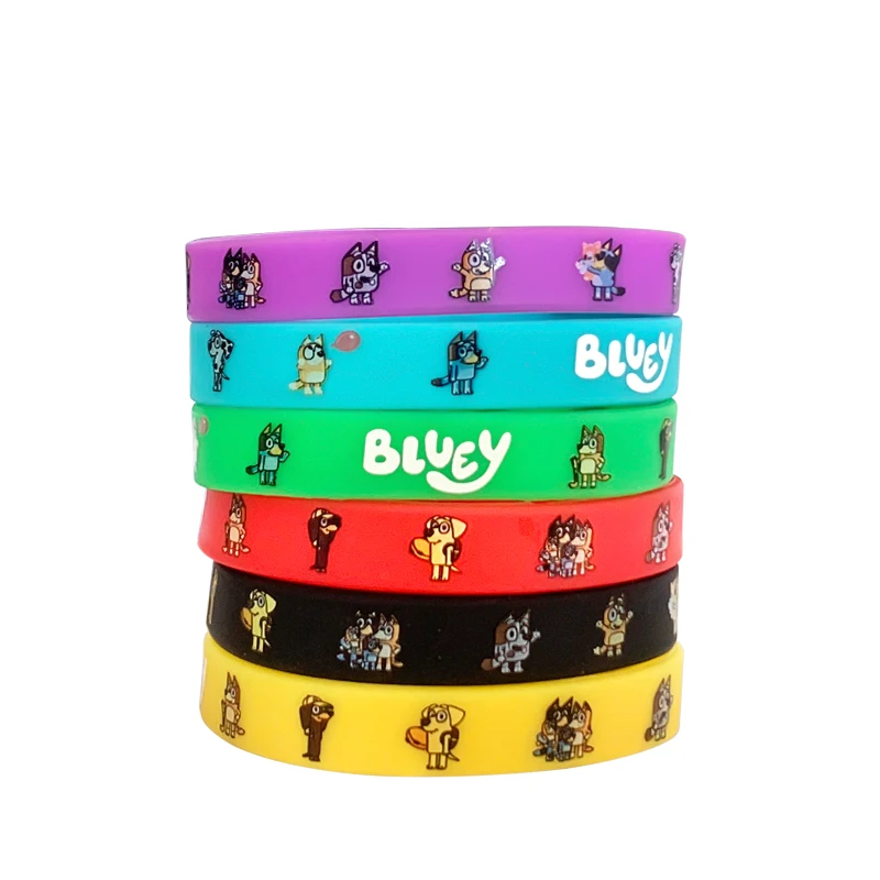 6Pcs Kawaii Bluey Bingo Handband