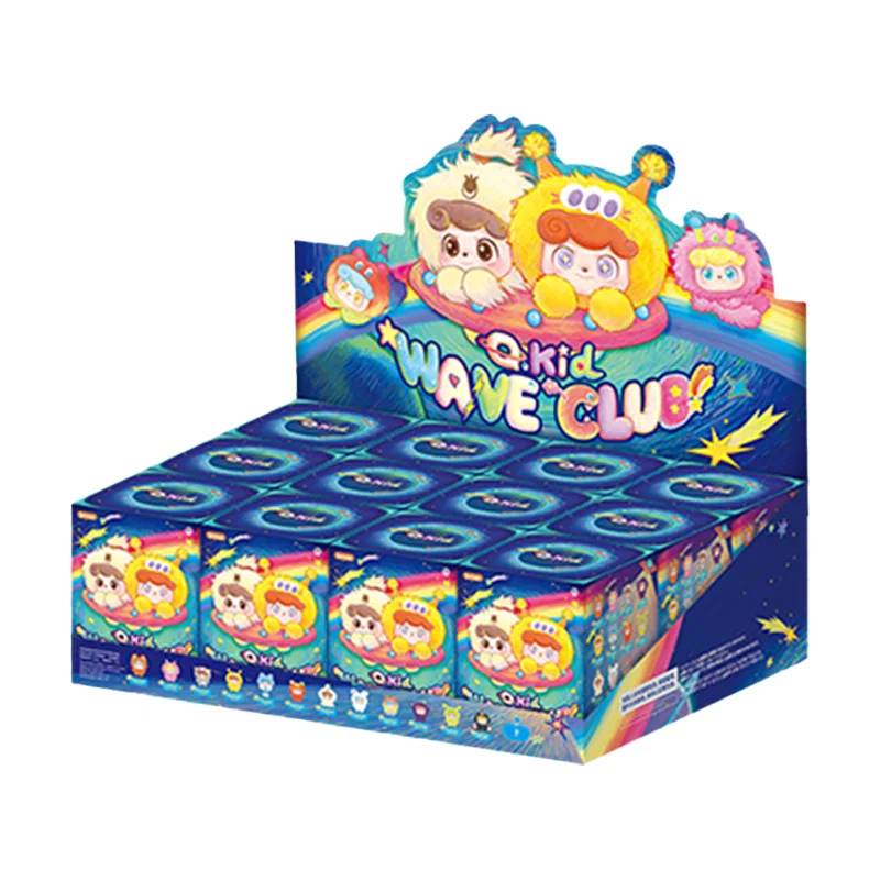 12Pcs Kawaii Q.Kid Wave Club Series Character Toy With Blind Box