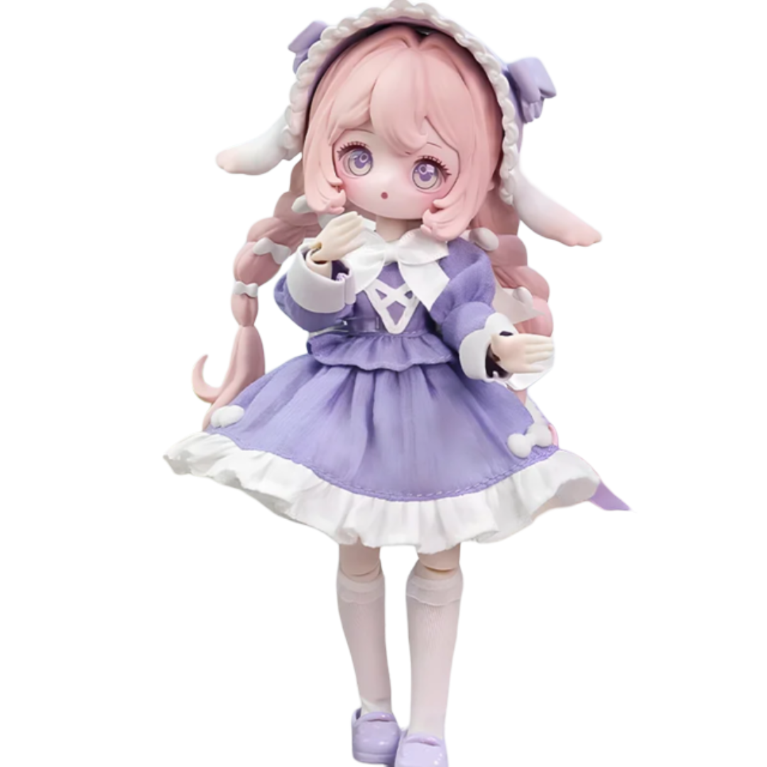 Kawaii Lulu Elf Story Series Megalotail Sheep PVC Action Figure Toy