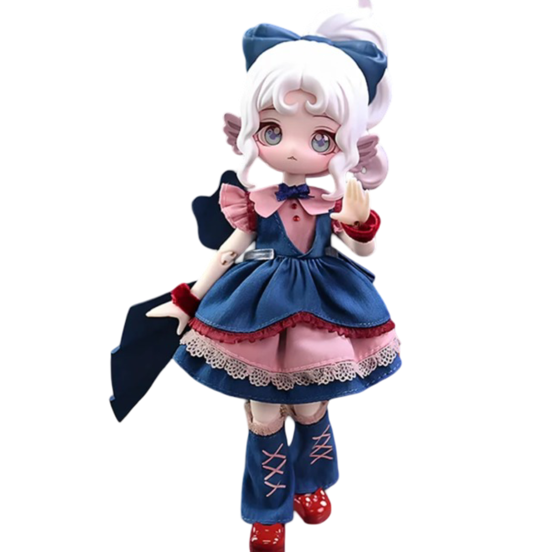 Kawaii Lulu Elf Story Series Plume Moth PVC Action Figure Toy