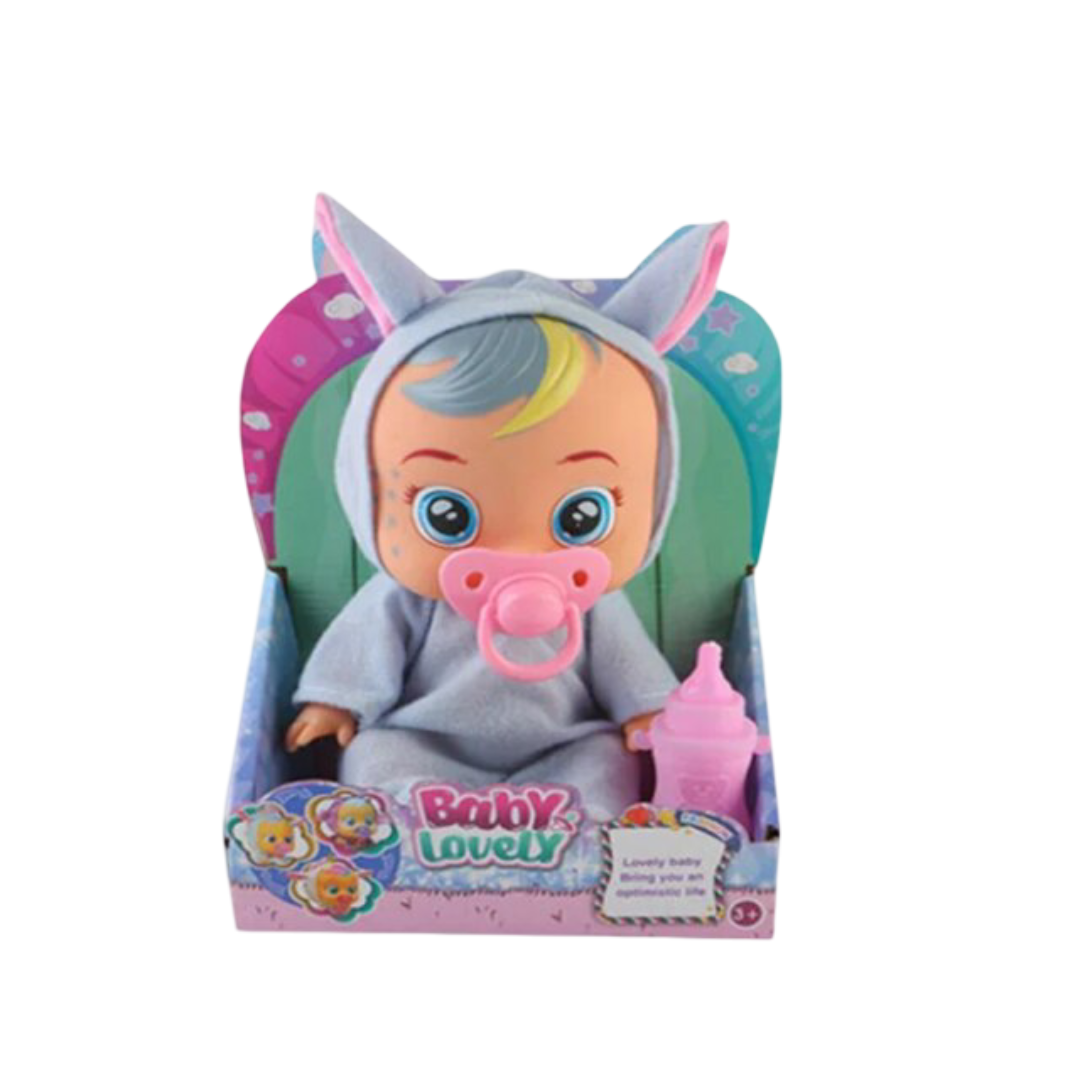 Kawaii Weeping Unicorn Baby PVC Toy