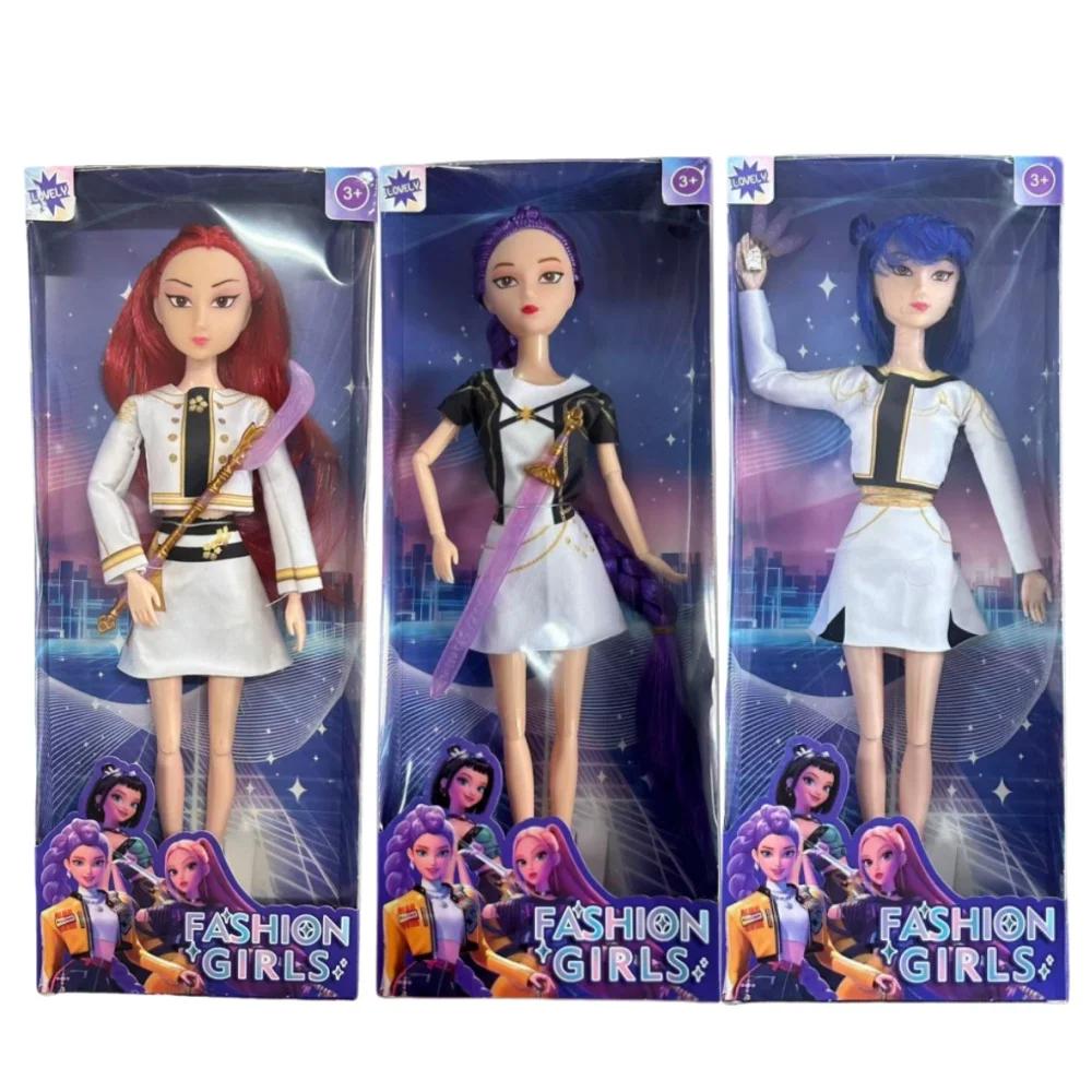 3Pcs Kawaii KPop Demon Hunters Character Music Theme Song Golden Toy