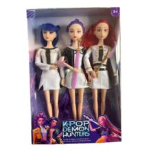 3Pcs Anime Kawaii KPop Demon Hunters Music Theme Song Golden Toy 3Pcs Anime Kawaii KPop Demon Hunters Music Theme Song Golden Toy