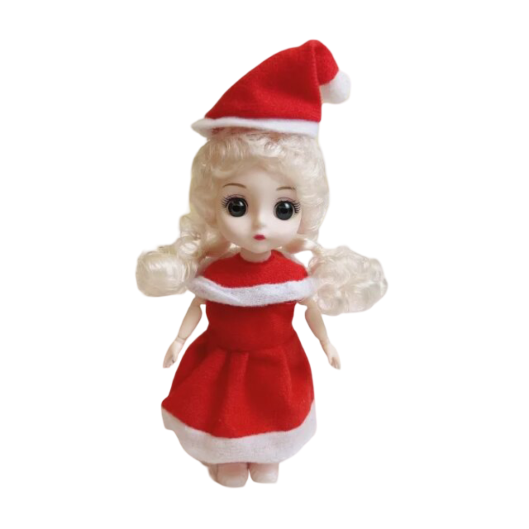 17cm Kawaii Christmas Costume Joints Rotatable PVC Toy
