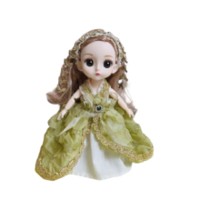 17cm Kawaii PVC Toy With Green Gown 17cm Kawaii PVC Toy With Green Gown