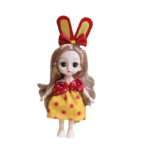 17cm Kawaii PVC Toy With Bunny Head Band 17cm Kawaii PVC Toy With Bunny Head Band