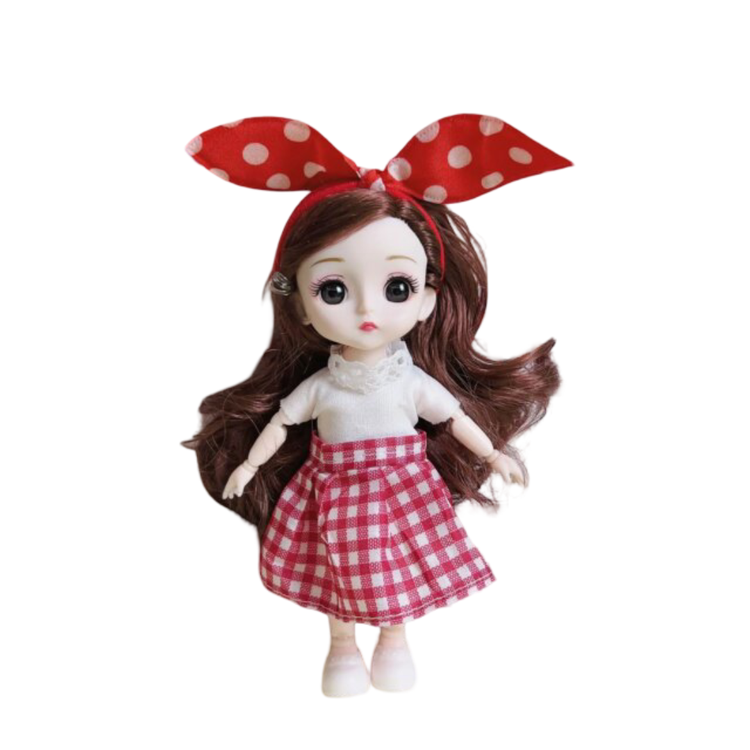 17cm Kawaii PVC Toy With Bat Head Band